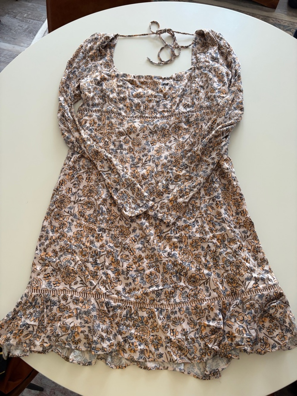 Free People Floral Spring Mini Dress